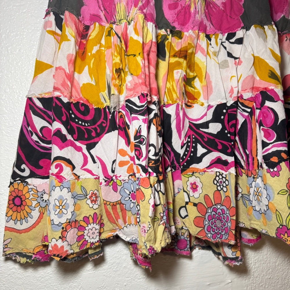 Patchwork Fairy Whimsy Boho Cottagecore Skirt Siz… - image 2